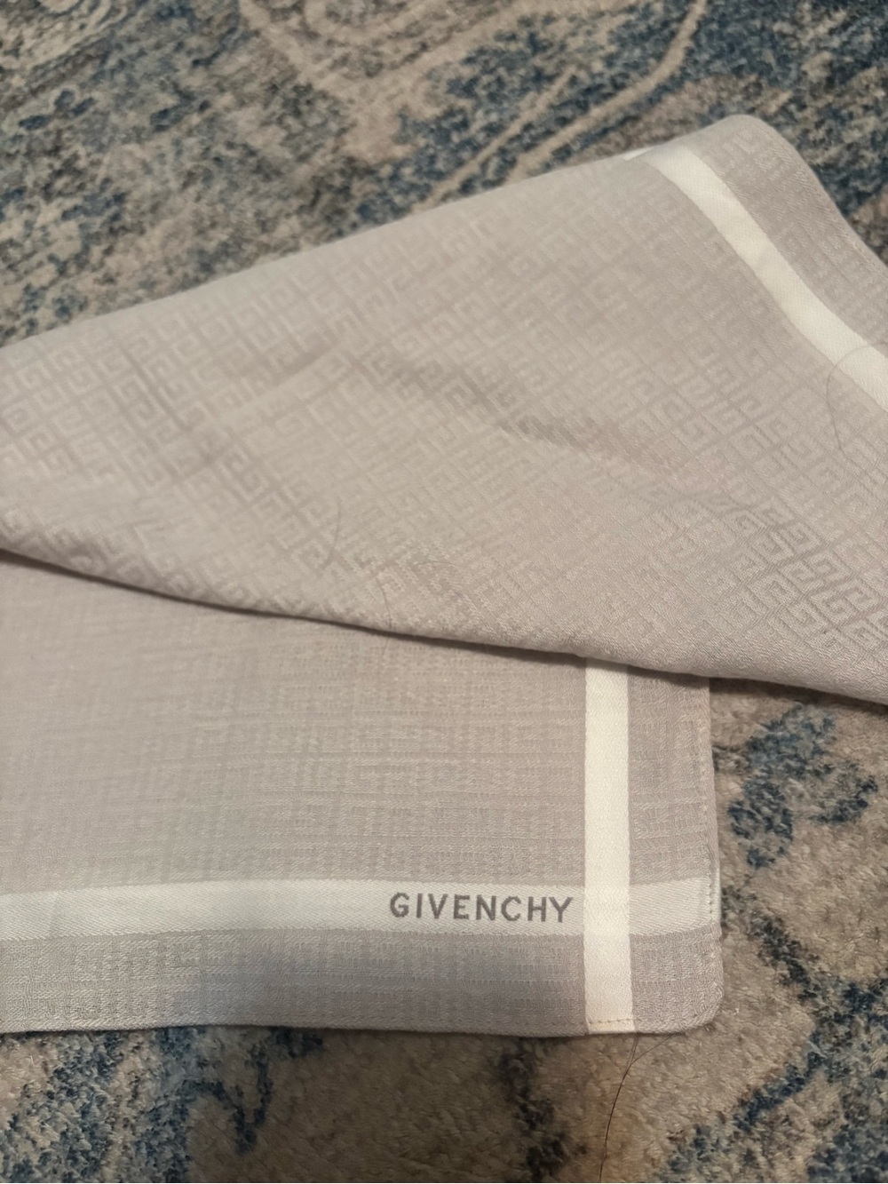 Givenchy luxury scarf Neckerchief 18” x 18”